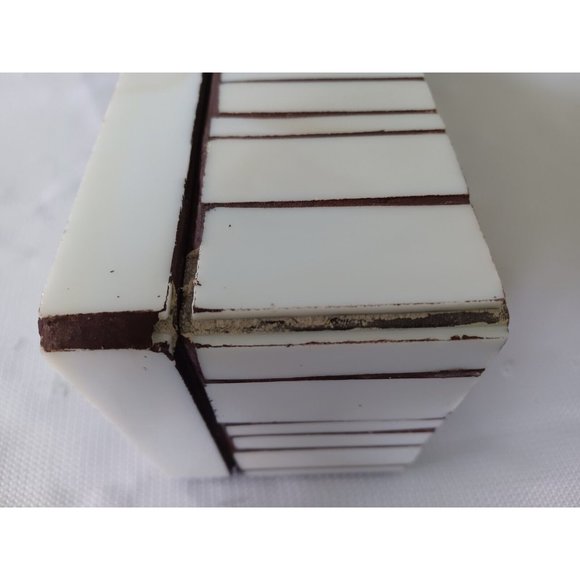 Unique Stained Glass Wine Box w/ Hinged Front - Picture 8 of 8